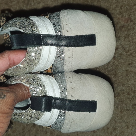 Gianni Bini Elleinna Leopard & Glitter sneakers sz 7.5 - Picture 6 of 7